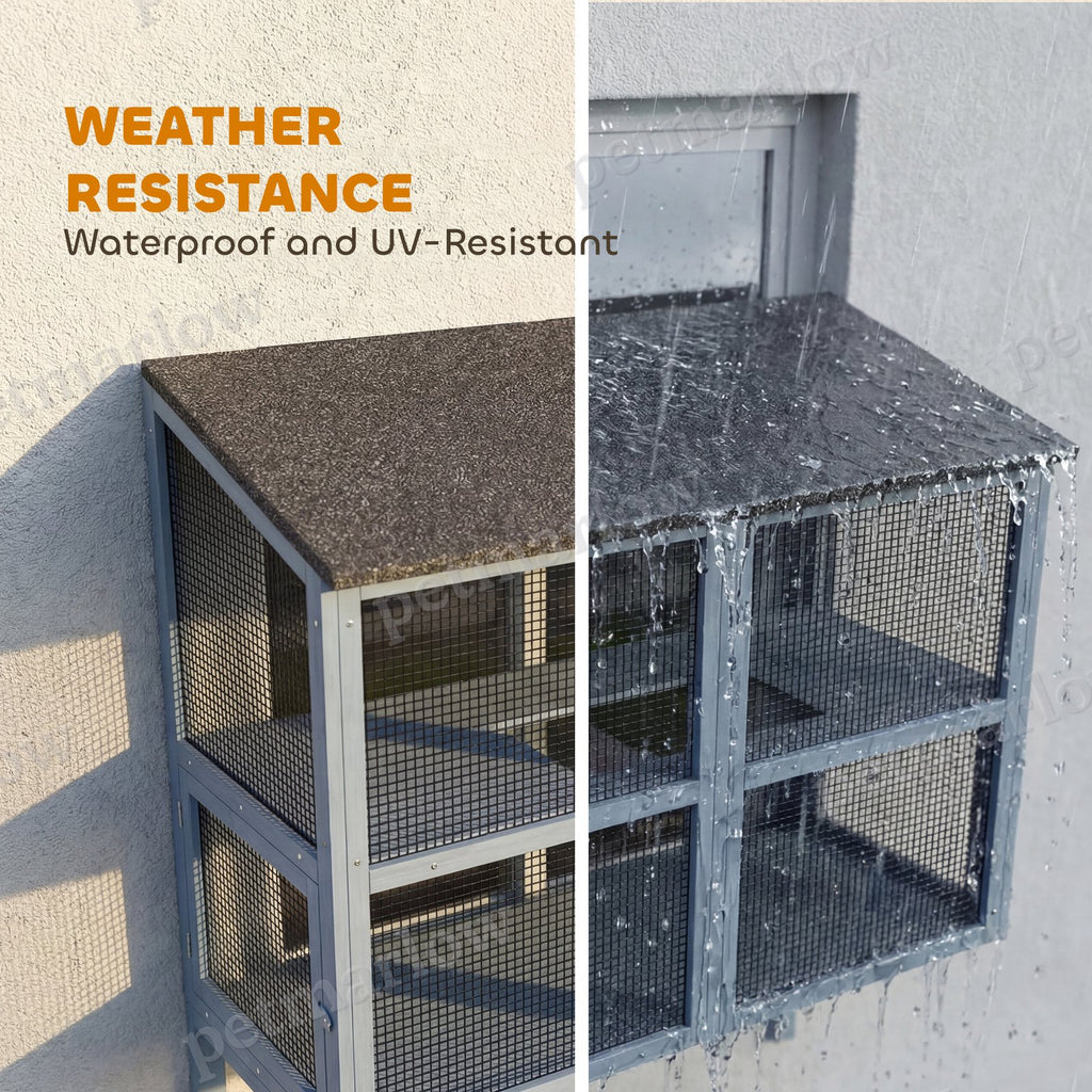 Catio Outdoor Cat Enclosure with Waterproof Roof – view 4
