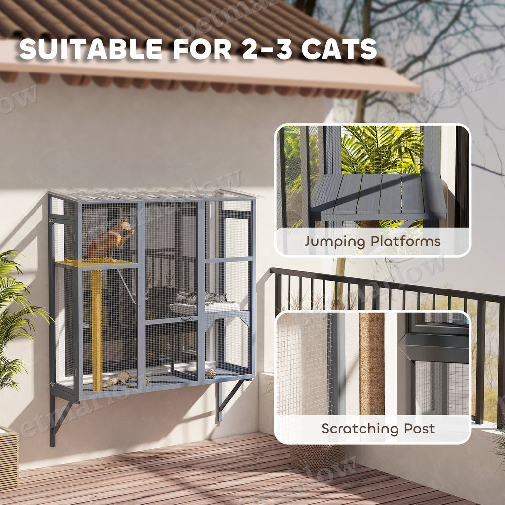 Outdoor Catio for 2-3 Large Indoor Cats – view 3