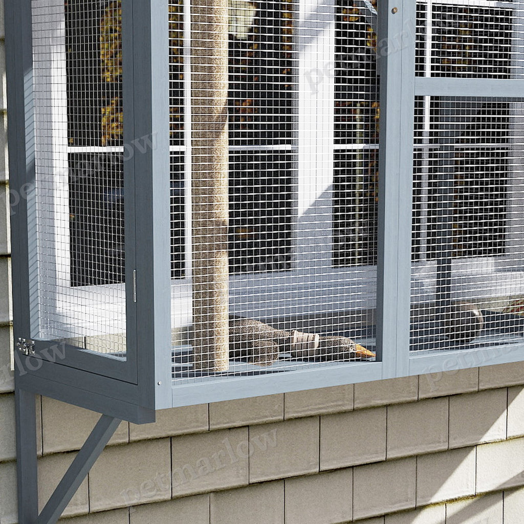 Outdoor Catio for 2-3 Large Indoor Cats – view 4