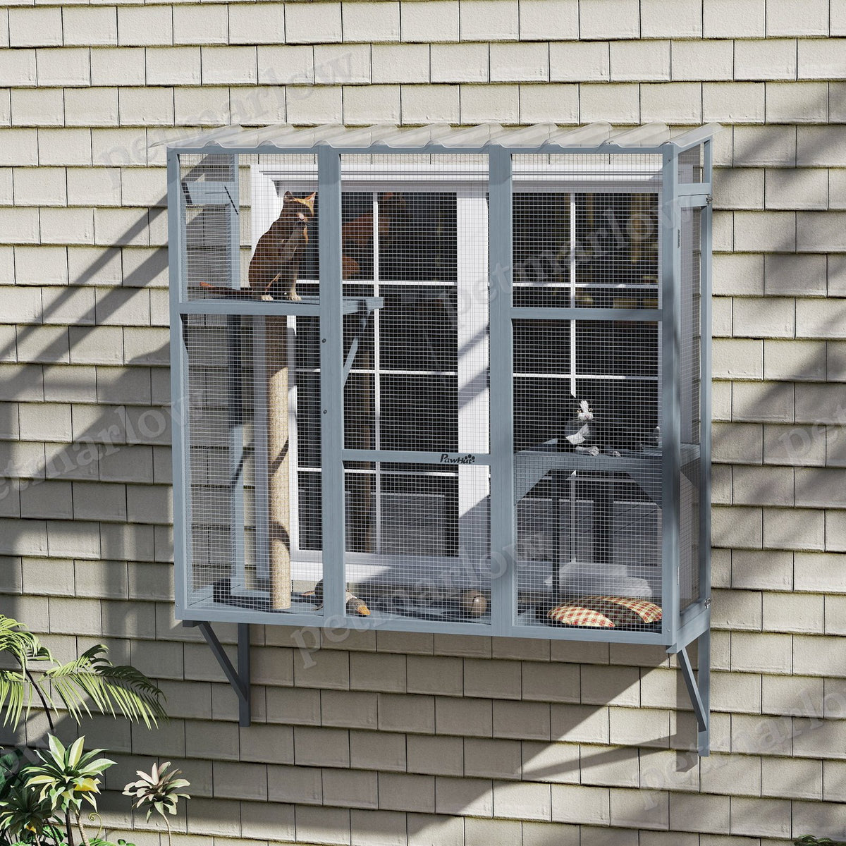 Outdoor Catio for 2-3 Large Indoor Cats – view 6