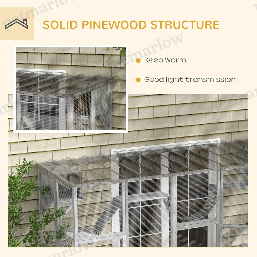 Catio Playground Cat Window Box Enclosure for Urban Cats – view 4