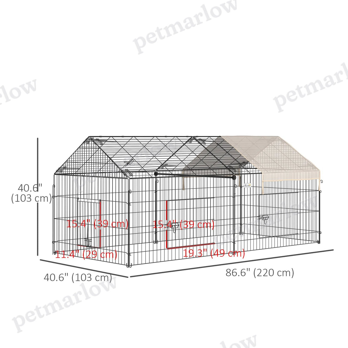 Catio Rabbit Guinea Pig Cage for Indoor and Outdoor Use – view 4