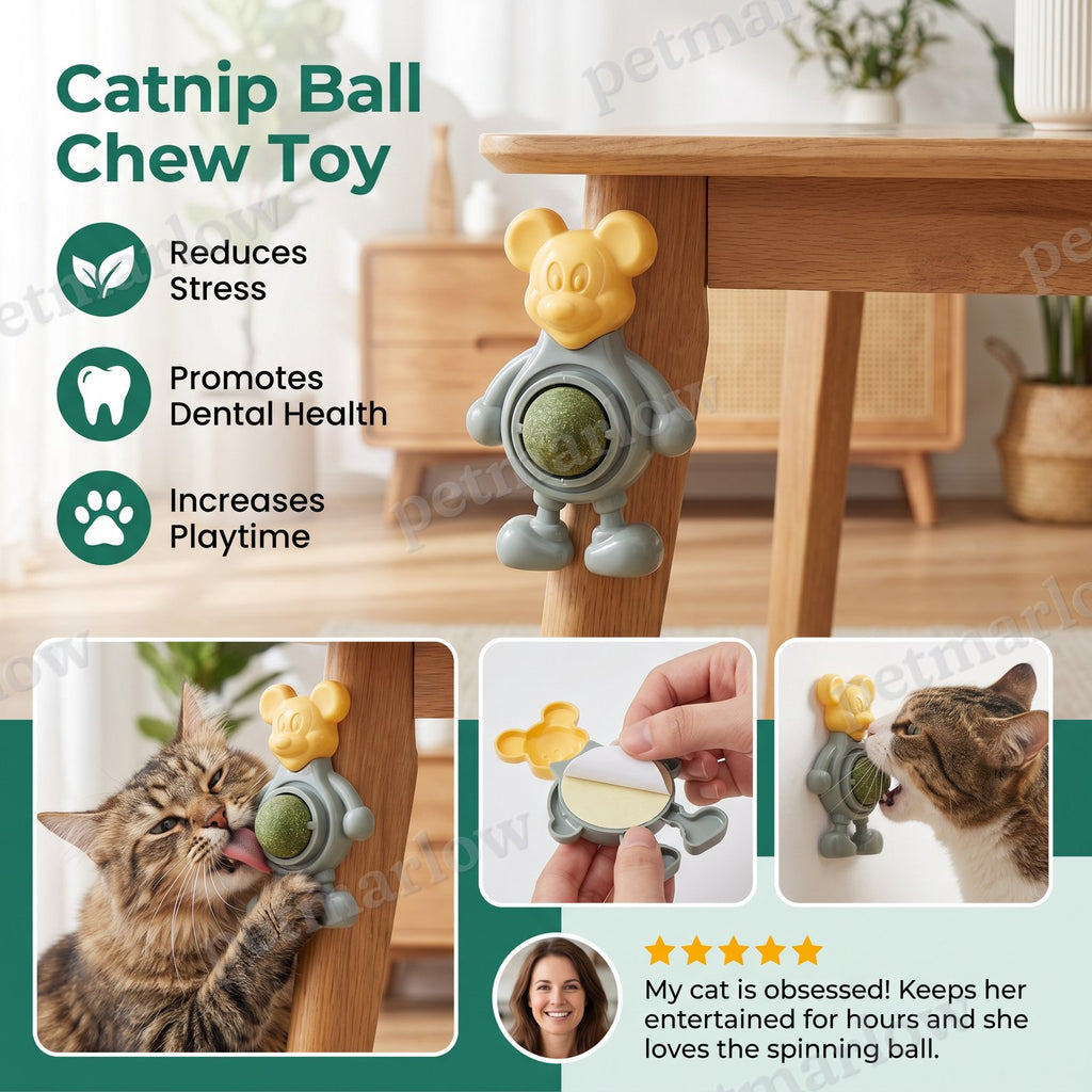 Catnip Ball Chew Toy – view 4