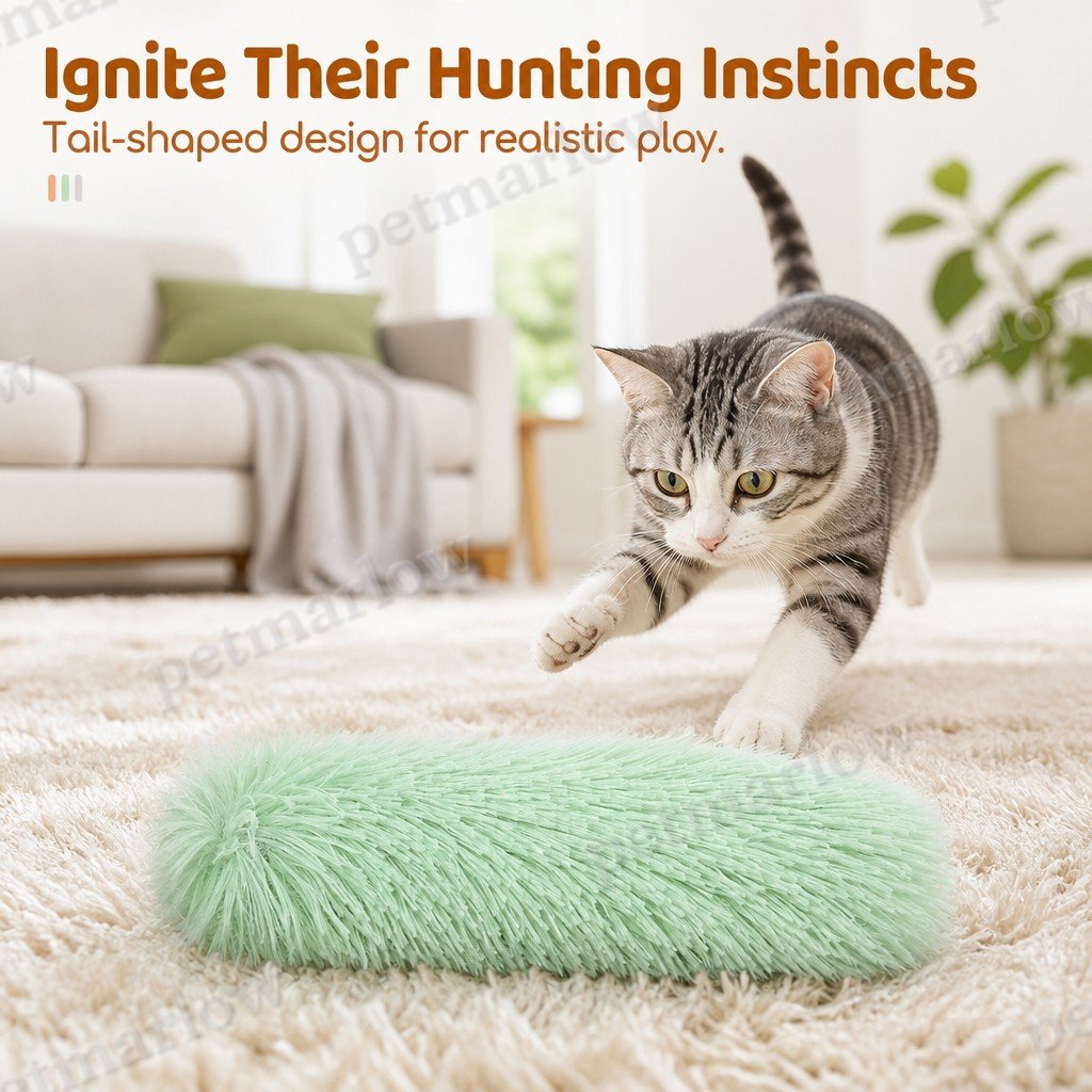 Catnip Kicker Toys Set for Indoor Cats, Soft Plush Kick Sticks – view 3