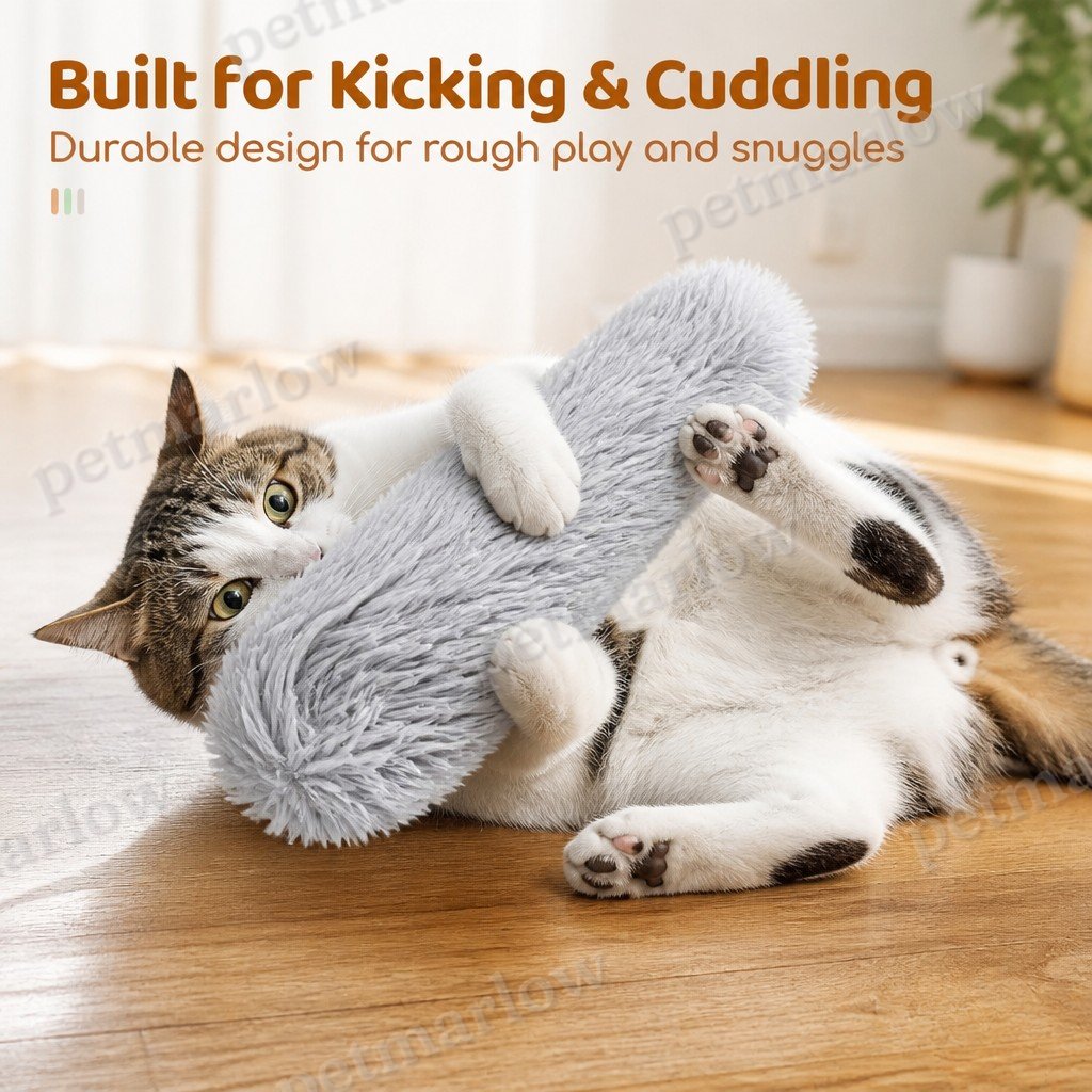 Catnip Kicker Toys Set for Indoor Cats, Soft Plush Kick Sticks – view 5