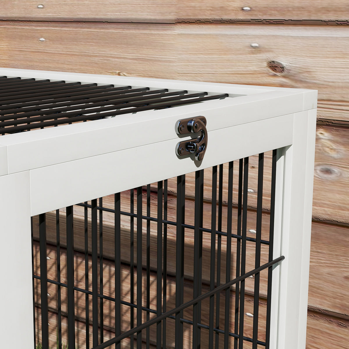 Outdoor Rabbit Hutch with Openable Top for Small Animals – view 9