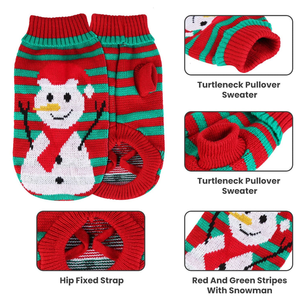 Pet Christmas Turtleneck Sweater – view 11