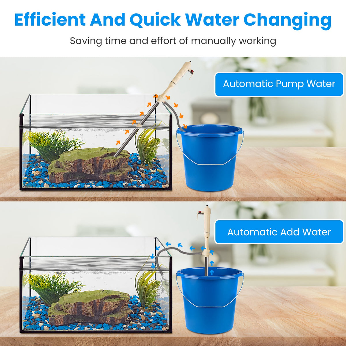 Electric Aquarium Gravel Cleaner Kit – view 10