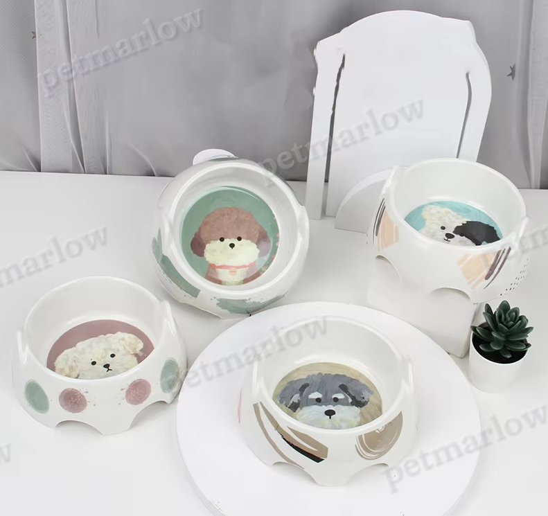 Ceramic Dog Bowl - Food and Water Bowl for Dogs – view 4