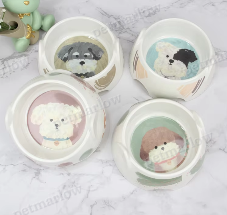 Ceramic Dog Bowl - Food and Water Bowl for Dogs – view 5
