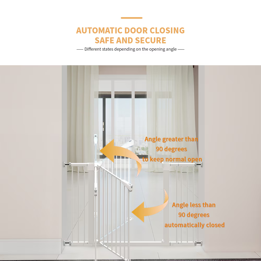 Child Safety Gate for Door Barrier with Extensions – view 11