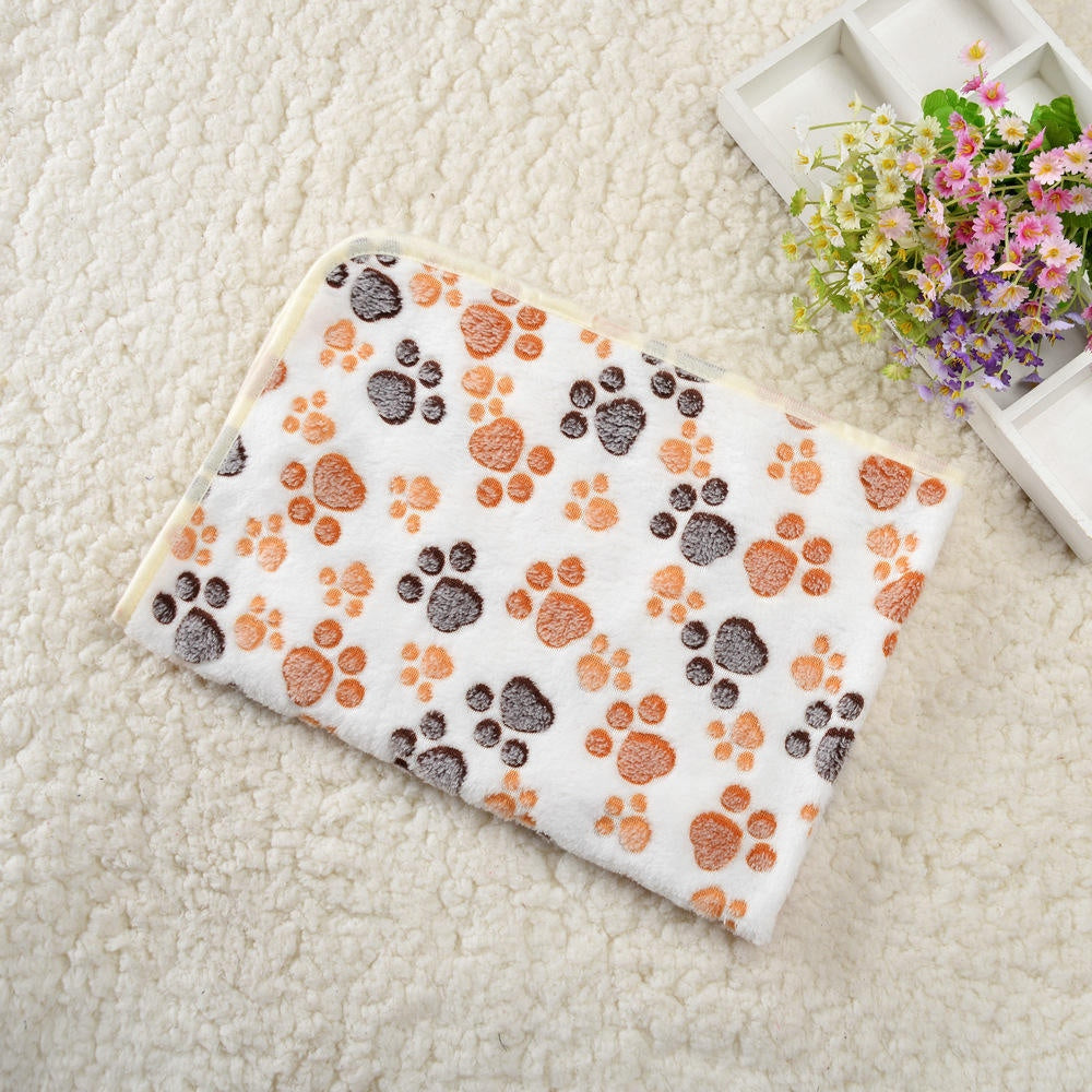 Soft Paw Print Pet Blankets, 3-Pack