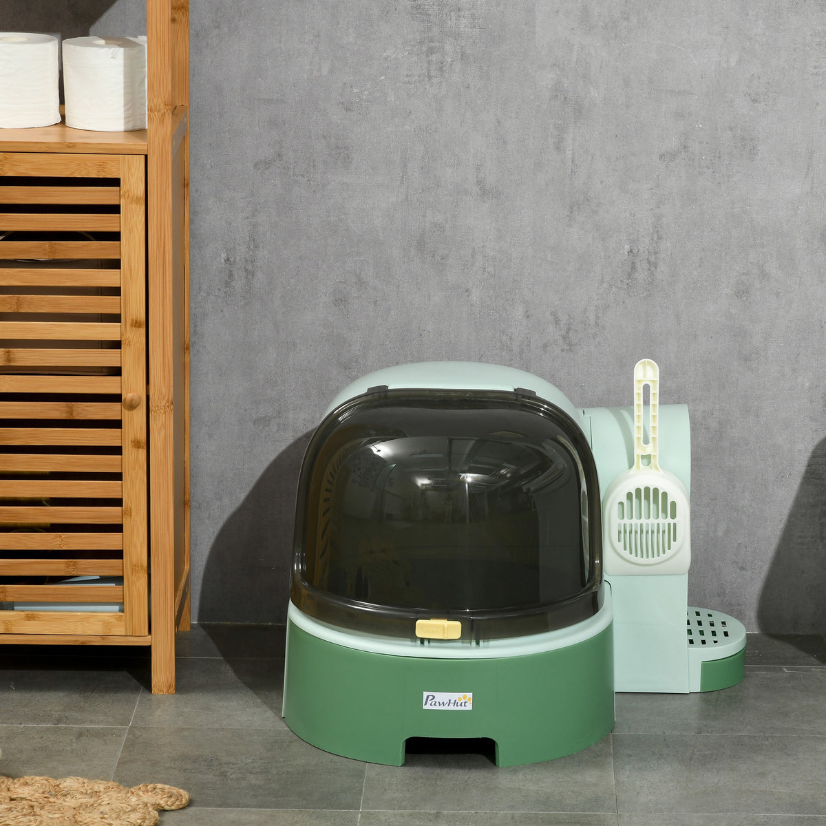 Cat Litter Box Easy to Clean with Scoop – view 7