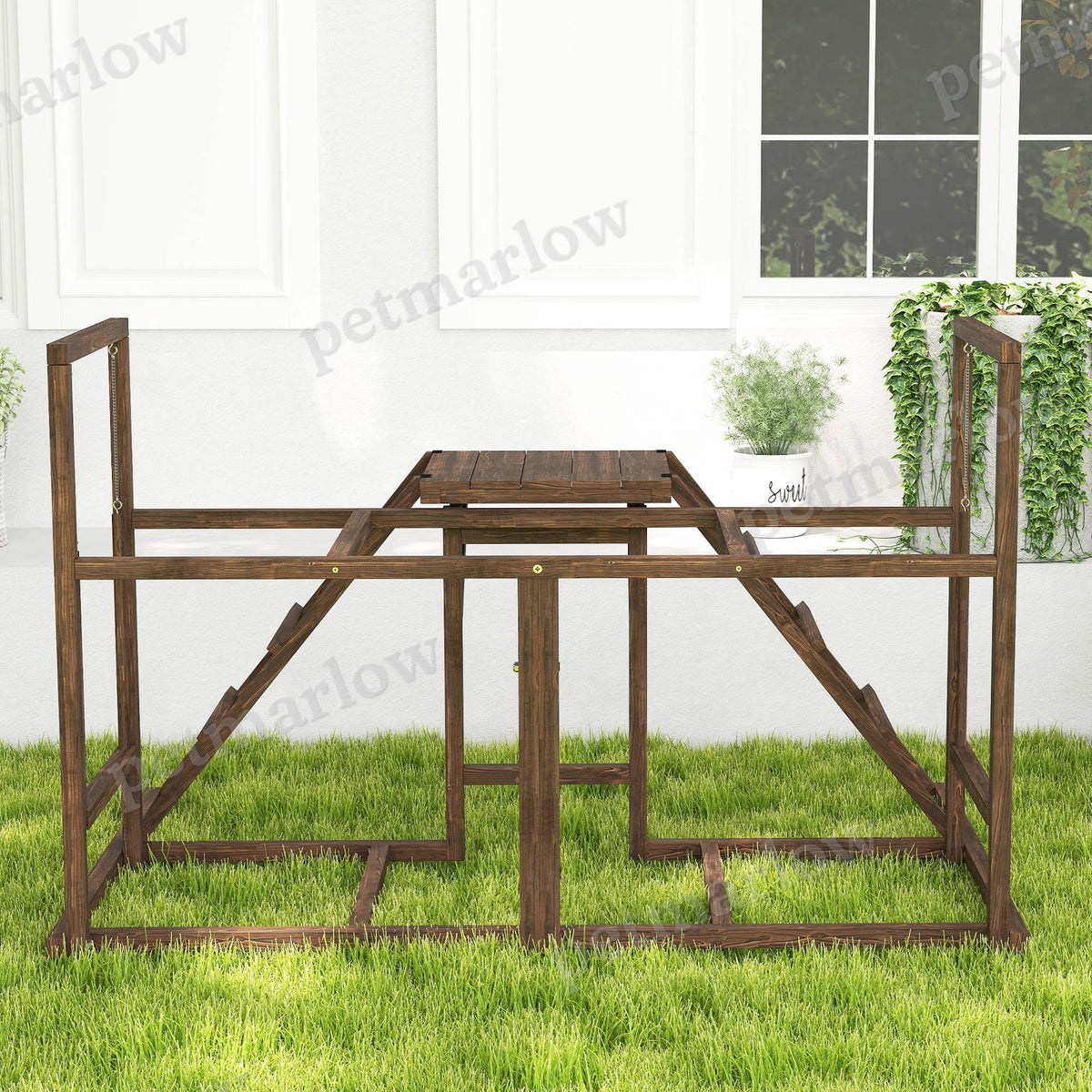 Chicken Activity Play Set with Swings and Perches – view 4