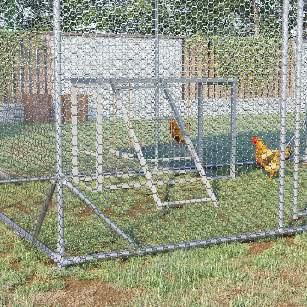 Chicken Activity Play Set with Swings and Ladder for 3–4 Birds – view 4