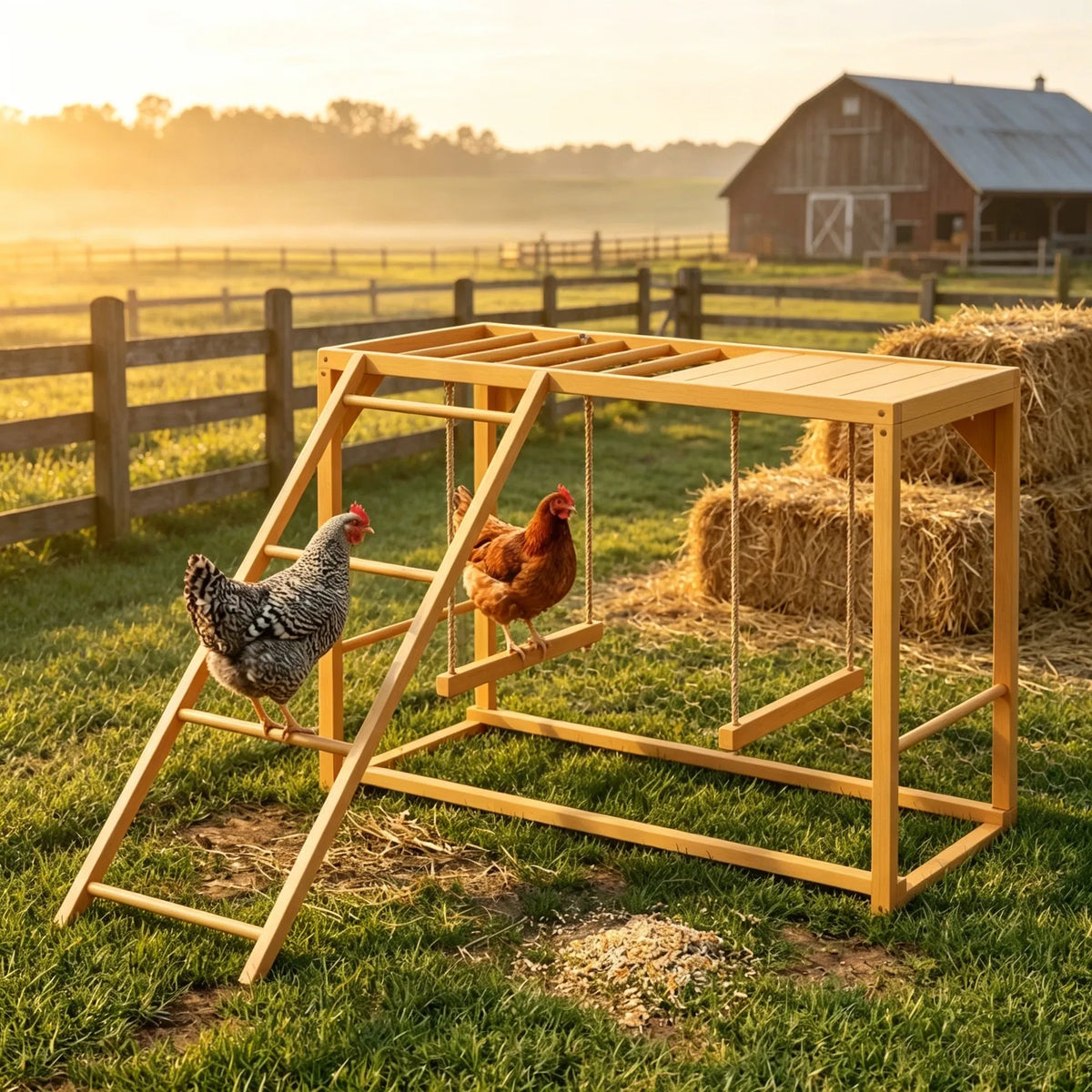 Chicken Activity Play Structure for Coop Fun