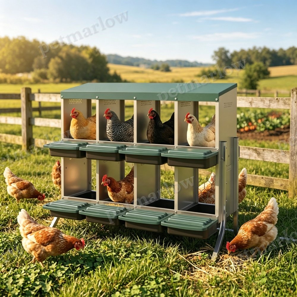 Chicken Nest Box with 8 Ventilated Nesting Boxes – view 5