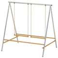 Chicken Perch with Swings for Happy Chickens – Silver / 1160x170x130 mm