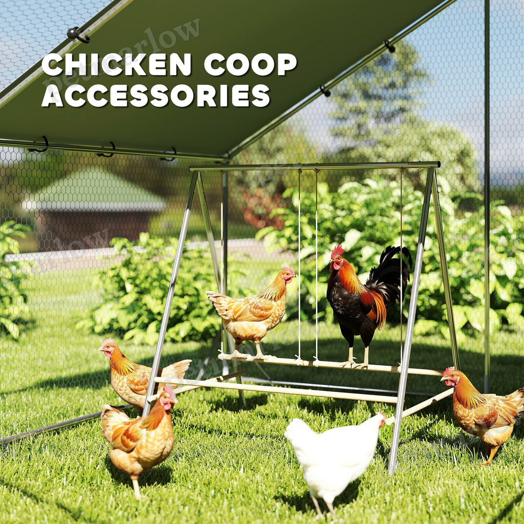 Chicken Perch with Swings for Happy Chickens – view 3