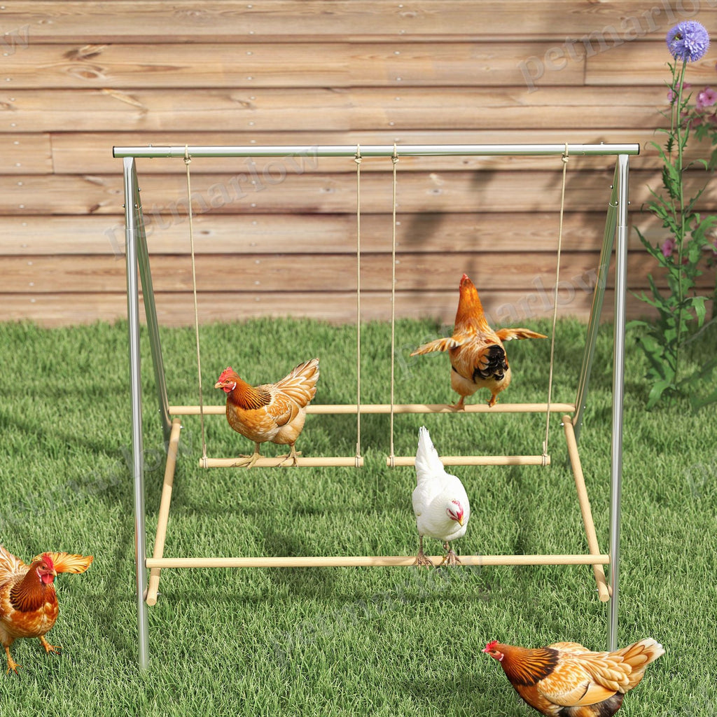Chicken Perch with Swings for Happy Chickens – view 4