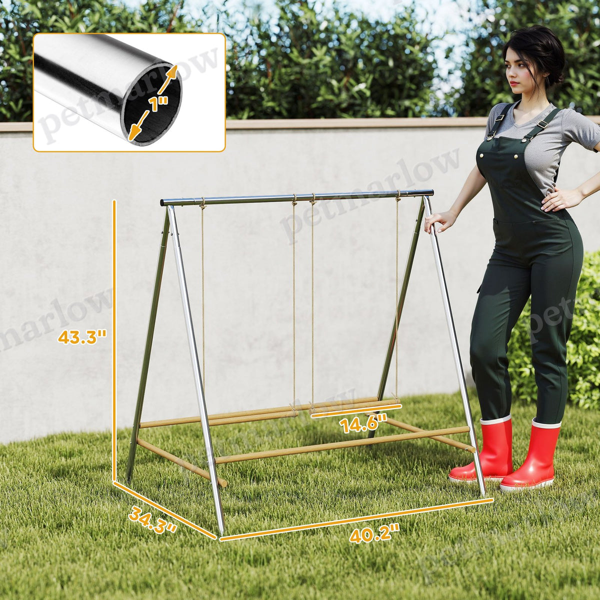 Chicken Perch with Swings for Happy Chickens – view 6