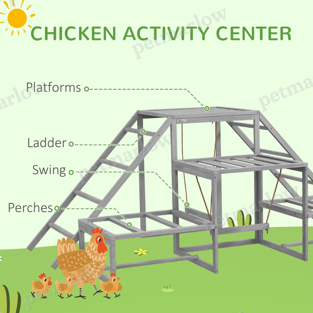 Chicken Roost Toys with Swings and Platforms for Poultry – view 6