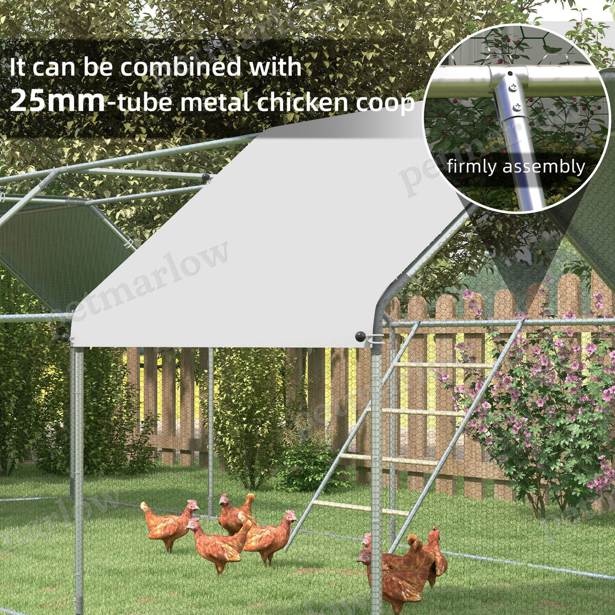 Chicken Roosting Ladder for Coop with Four Levels – view 3