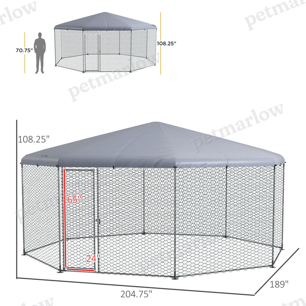 Chicken Run with Cover for 19-25 Chickens – view 3