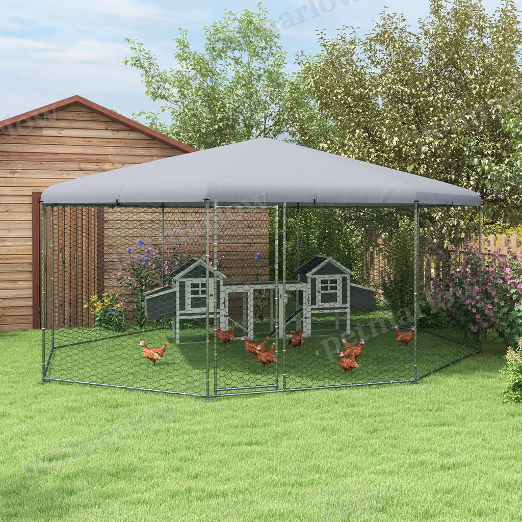 Chicken Run with Cover for 19-25 Chickens – view 5