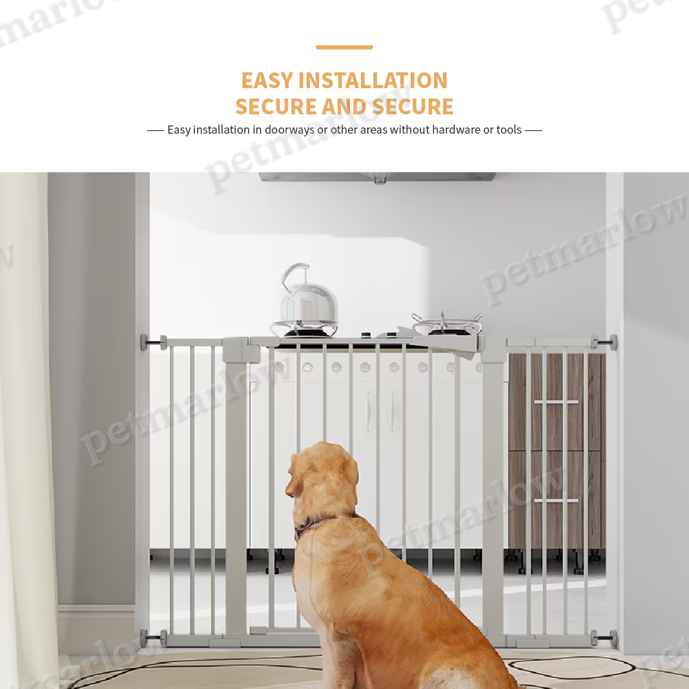 Child Safety Gate for Door Barrier with Extensions – view 2
