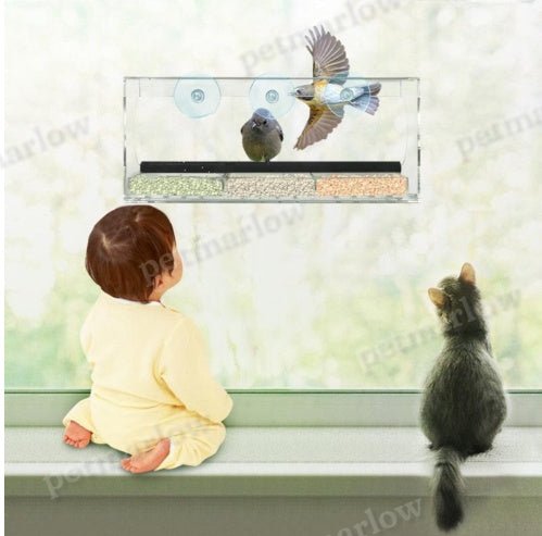 Clear Acrylic Pet Feeder Bowl Dispenser For Cats And Dogs – view 3