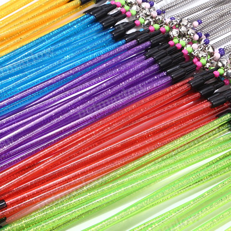 Colored Spring Cat Stick with Feathers and Beads – view 3