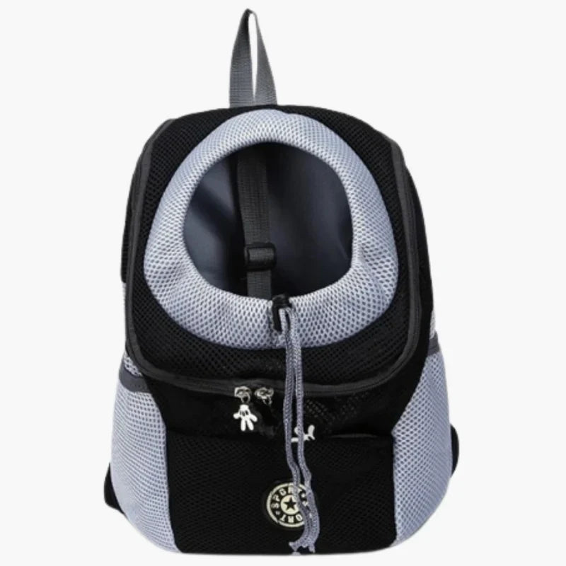 Comfortable and Secure Dog Carrier Backpack – Black / 0-5 Kg (30x34x16cm)