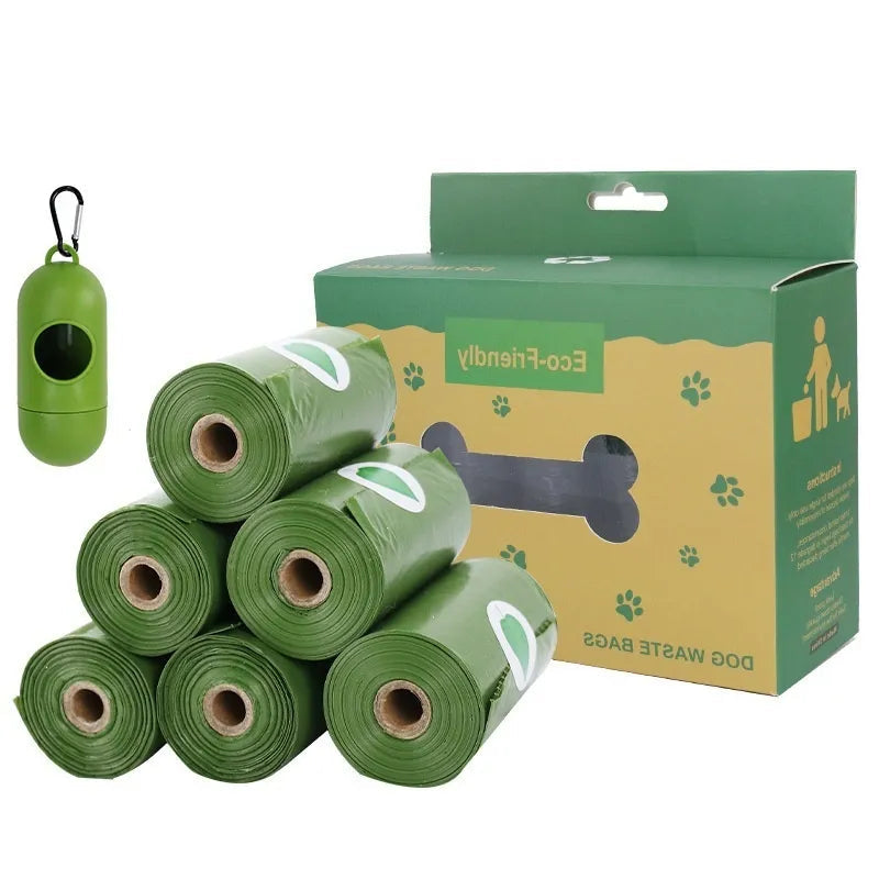 Compostable Bin Bags – Pack of 6 Green Biodegradable Bags for Waste Collection