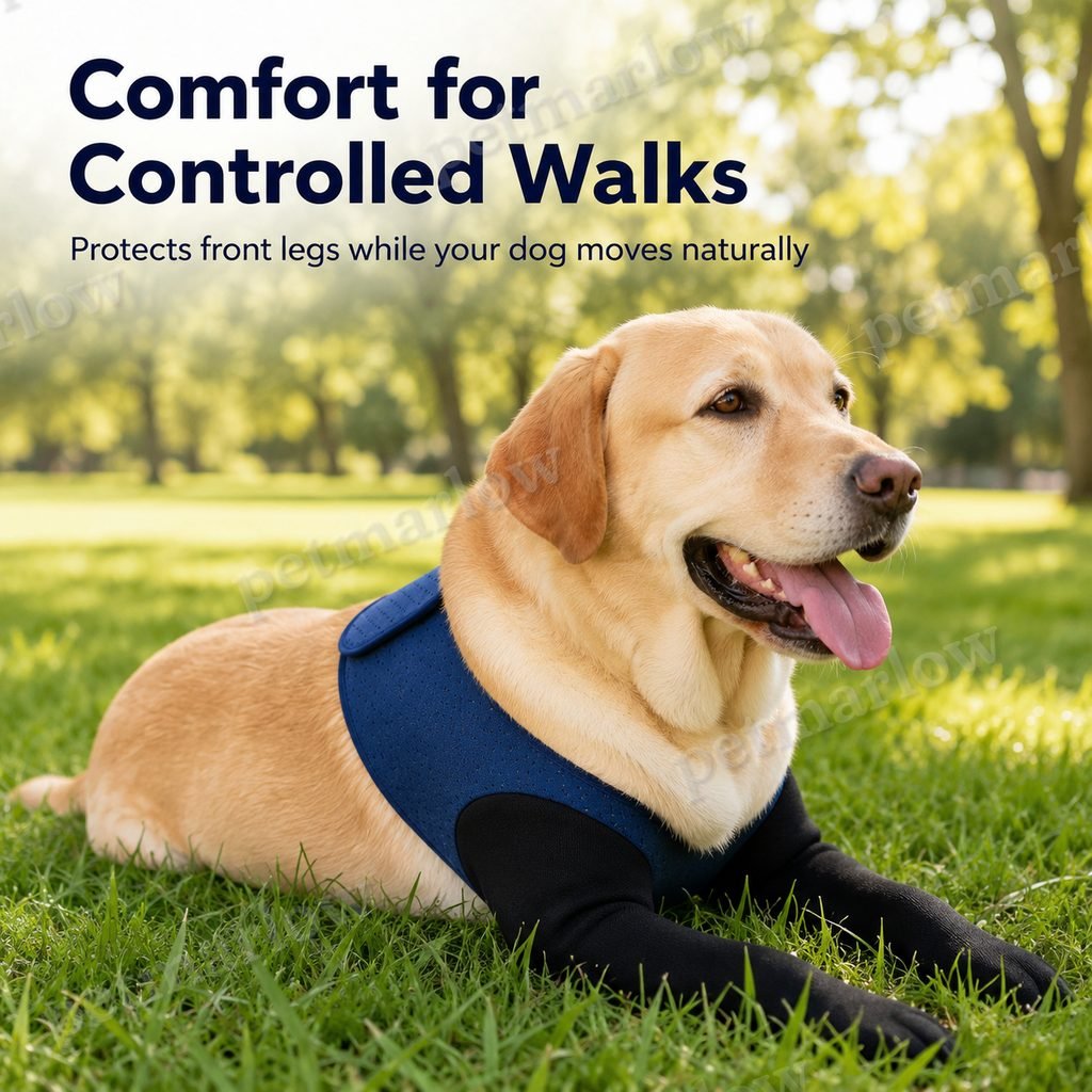 Cone-Free Breathable Dual Front-Leg Recovery Sleeves (Pair) – view 3