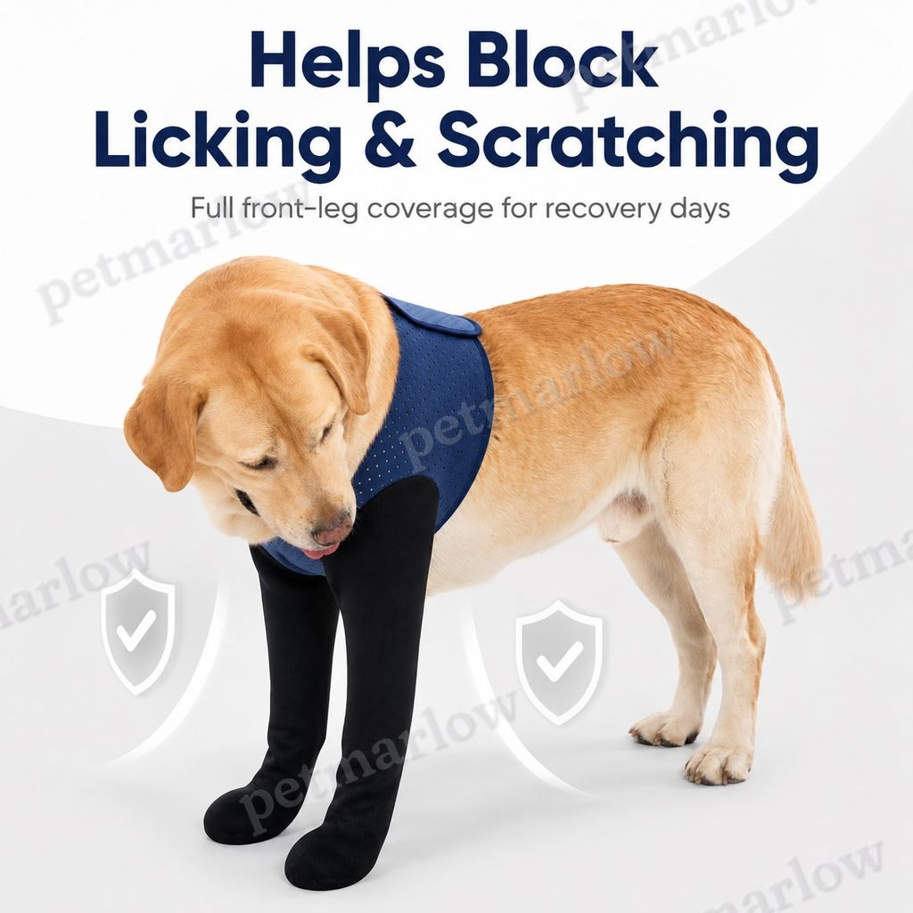 Cone-Free Breathable Dual Front-Leg Recovery Sleeves (Pair) – view 5