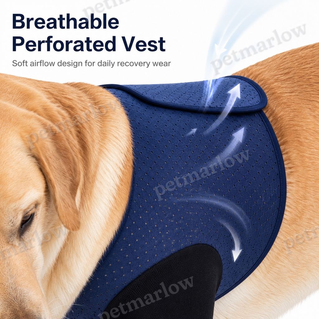 Cone-Free Breathable Dual Front-Leg Recovery Sleeves (Pair) – view 6
