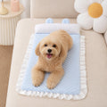 Cooling Dog Bed for Hot Days – Soft, Washable & Comfortable – Blue / XS: 43*36CM