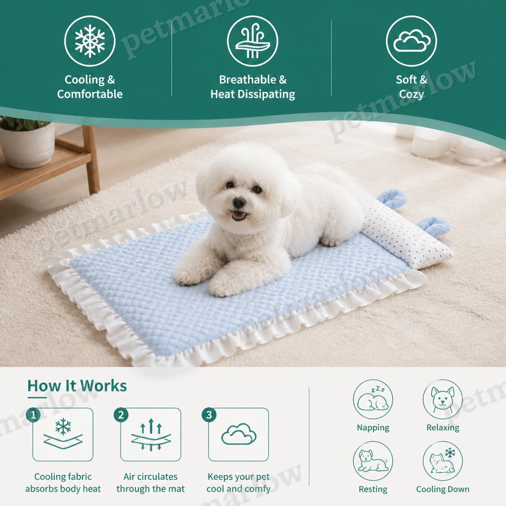 Cooling Dog Bed for Hot Days – Soft, Washable & Comfortable – view 5