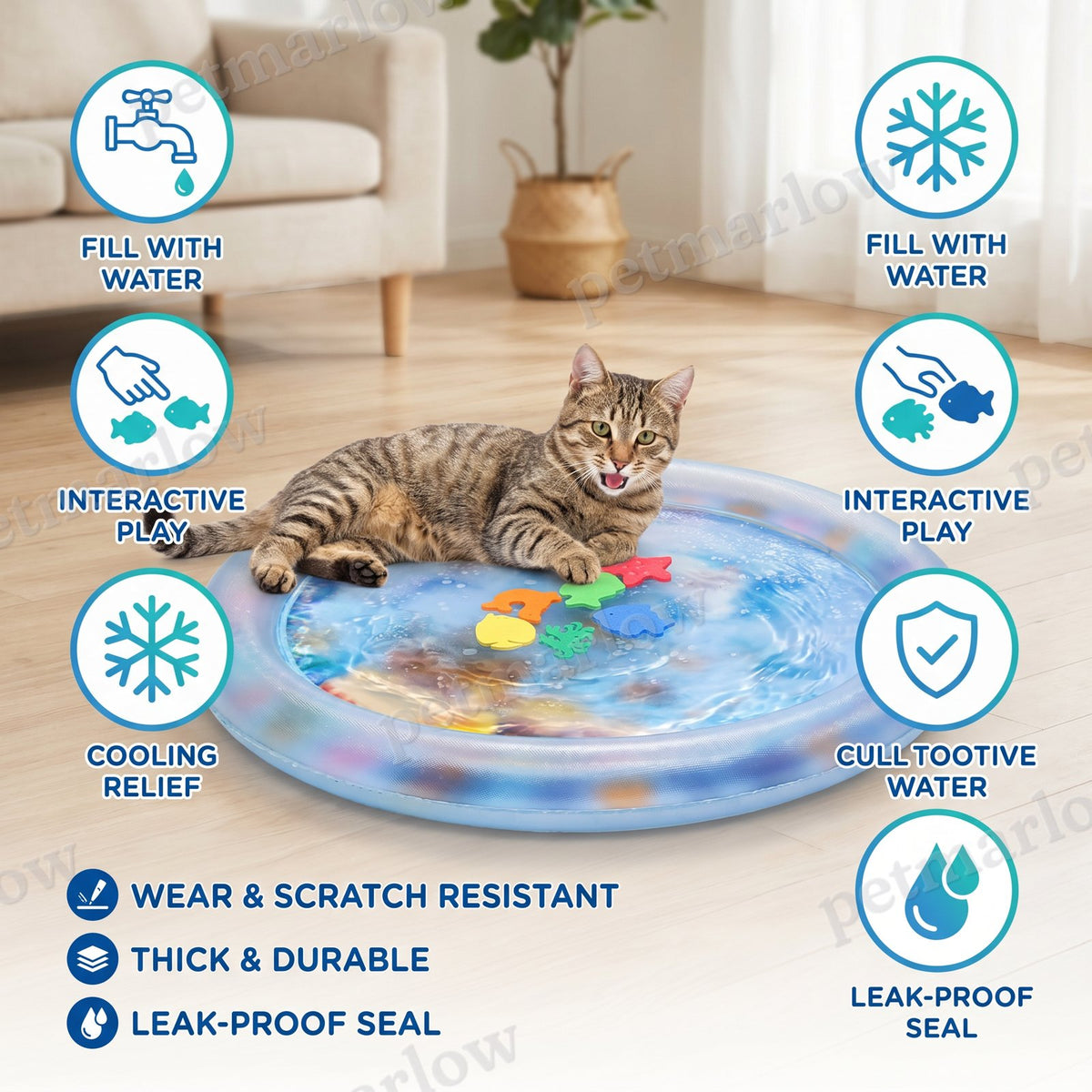 Cooling Play Water Bed for Cats 2.0 – view 5