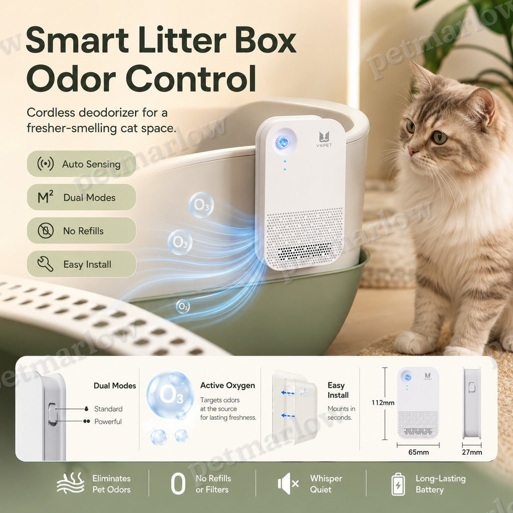 Cordless Auto-Sensing Dual-Mode Litter Box Deodorizer – view 2