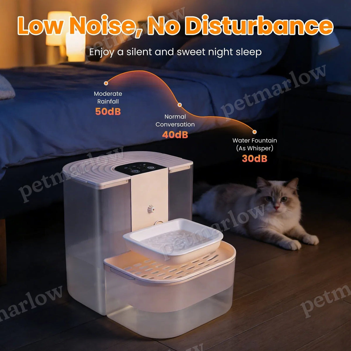 Cordless Dog Cat Water Fountain 4.5L – view 3