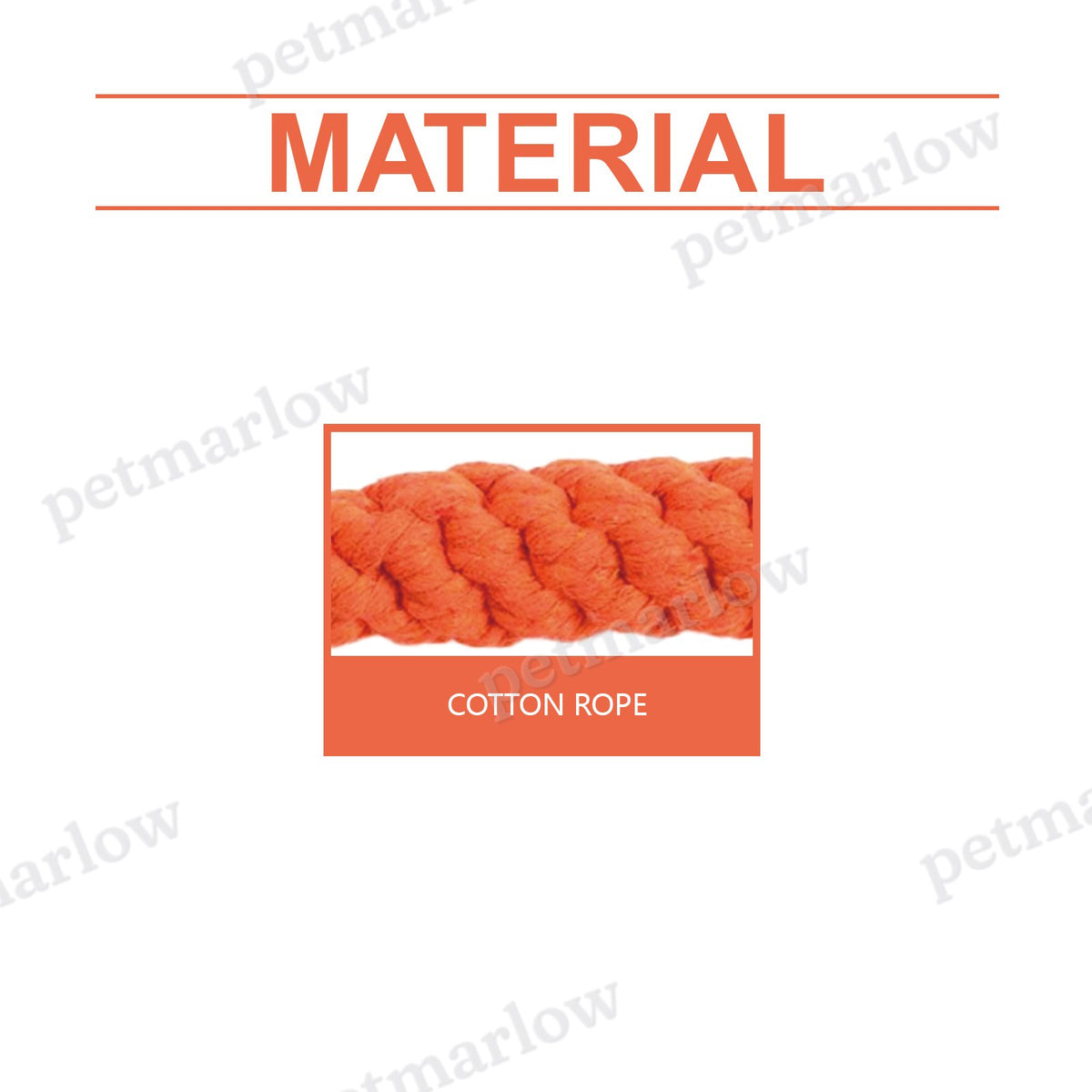 Cotton Rope Carrot Chew Toy for Dogs – view 6