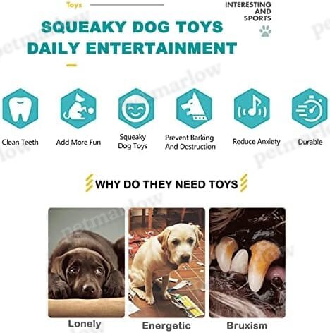 Cow Plush Dog Toy Squeaky – view 2