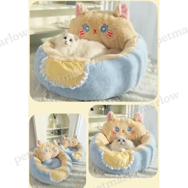 Cozy Cat Bed with Cute Design - Comfortable Bed for Cats and Small Pets – view 3