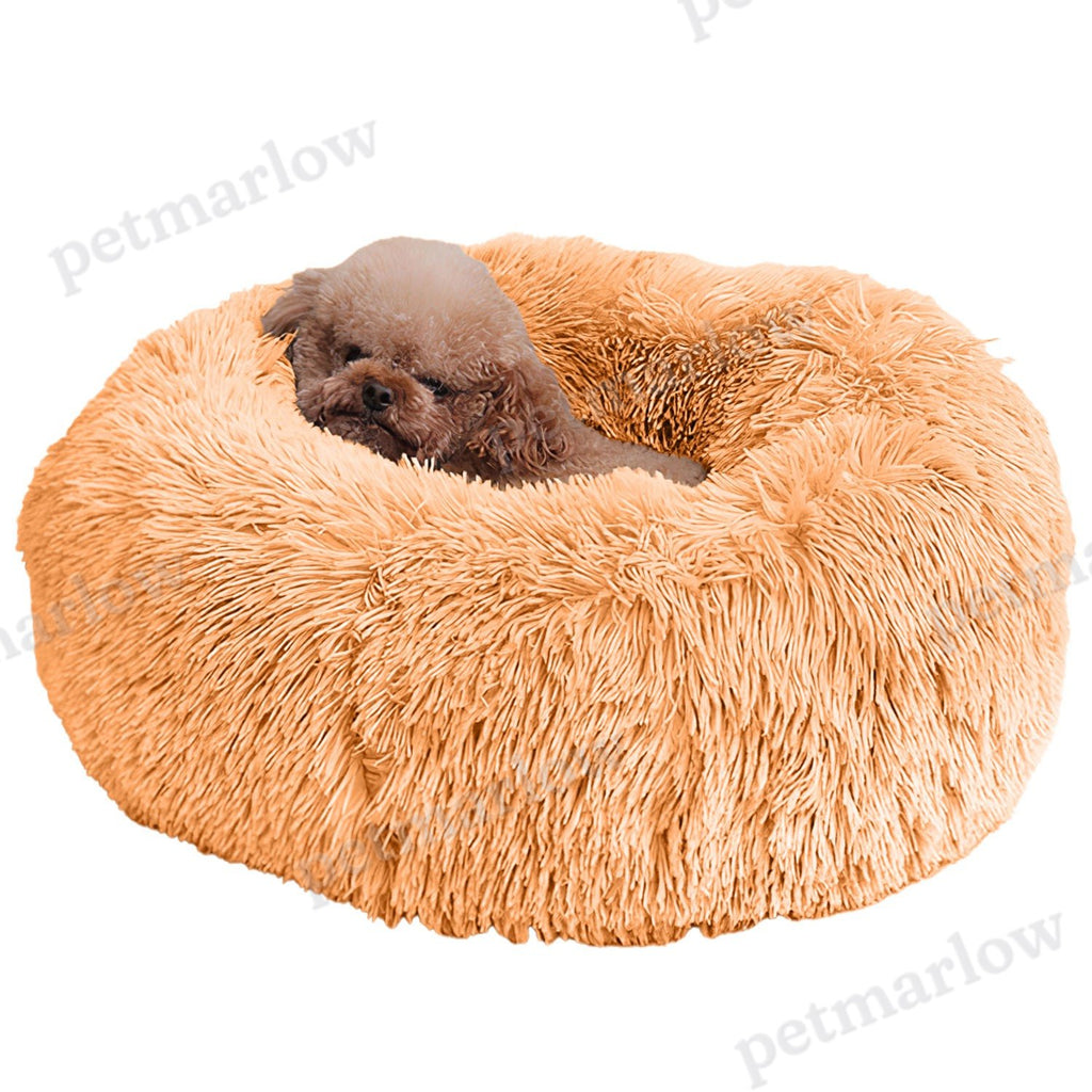 Cozy Plush Dog Bed with Supportive Rim – view 5