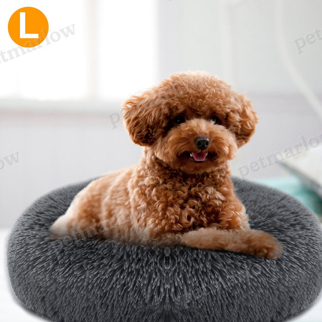 Cozy Plush Dog Bed with Supportive Rim – view 6