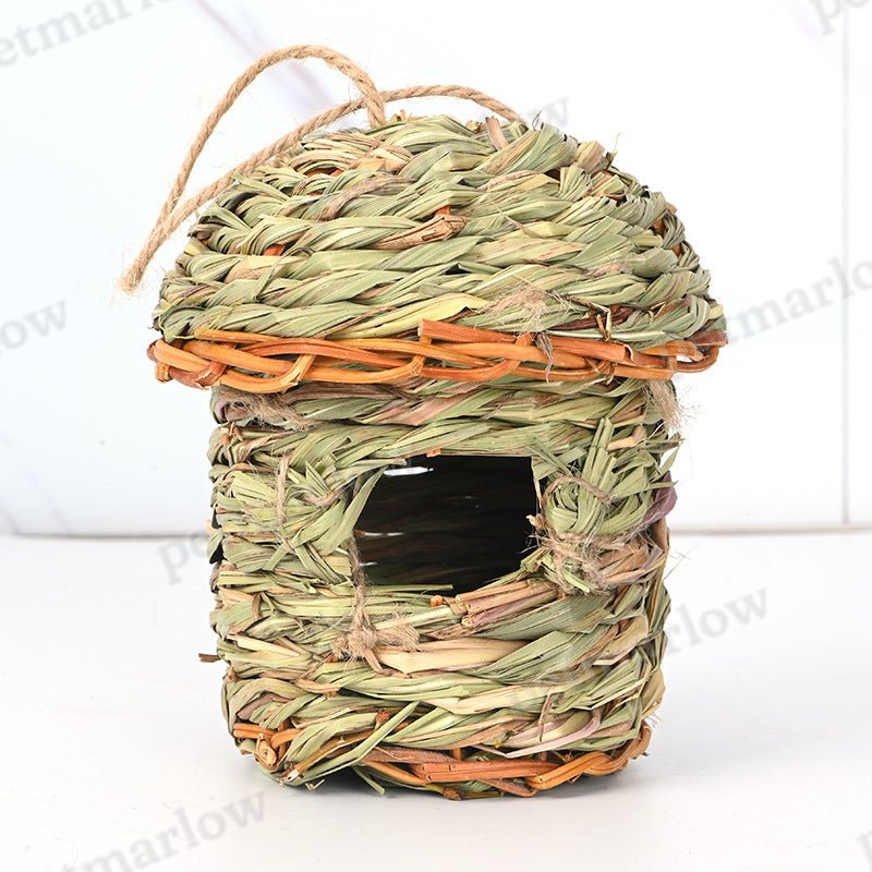 Creative Straw Birds Nest Handicraft Hand-Woven Straw Bird Cage – view 4