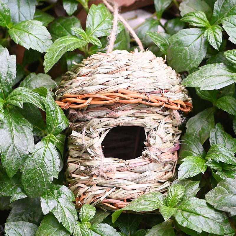Creative Straw Birds Nest Handicraft Hand-Woven Straw Bird Cage – view 5