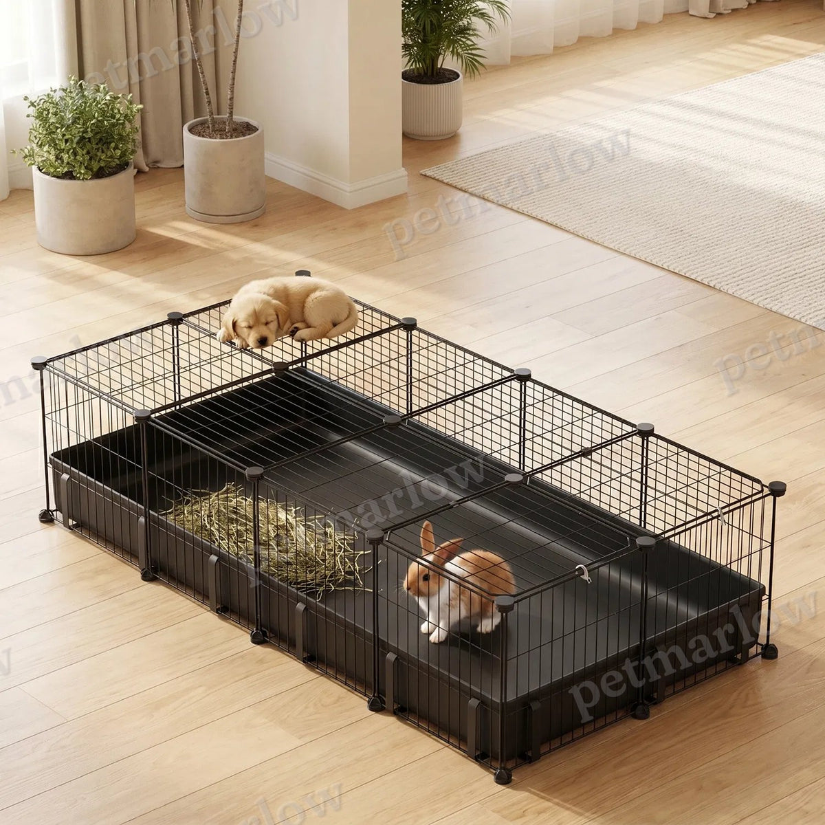 Customizable Metal Pet Playpen for Small Animals – view 3